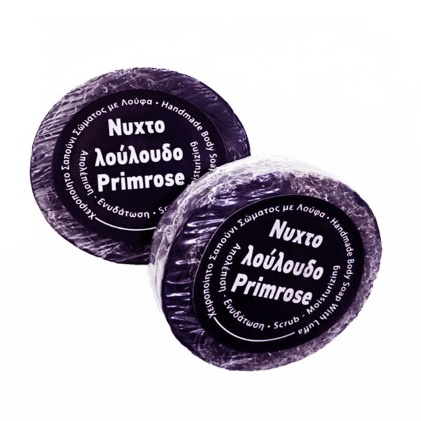 Focus Thrace Cosmetics Χειροποίητο Σαπούνι με Λούφα 100gr Νυχτολούλουδο