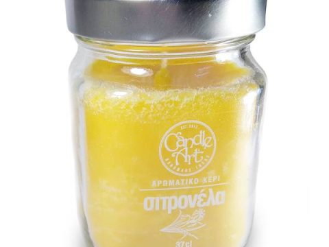 Candle n Art Φυτικό Αρωματικό Κερί σιτρονελα 370ml 1