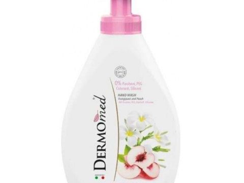 Dermomed Κρεμοσάπουνο με Αντλία Frangipani Peach 300ml 1