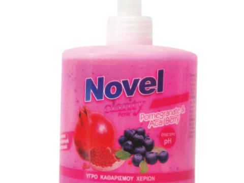 Novel Clarity Κρεμοσάπουνο με Αντλία Pomegranate Acai Berry 500ml 1