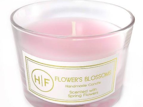 hf handmade candle flower blossom 1