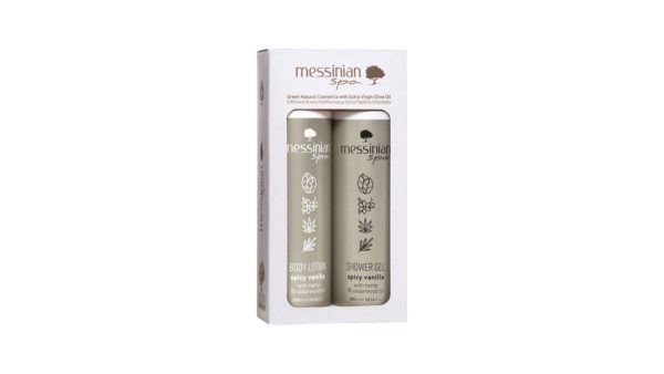 Σετ Messinian Spa(Shower Gel 3Oo ml+Body Milk 300ml) Spiicy Vanilla
