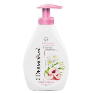 Dermomed-Κρεμοσάπουνο-με-Αντλία-Frangipani-Peach-300ml-1.jpg